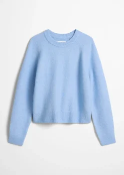 Strickpullover relaxed aus kuscheligem Alpakawolle-Mix