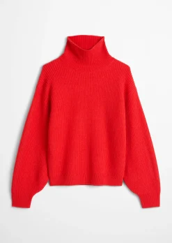 Strickpullover relaxed aus kuscheligem Merinowolle-Mix