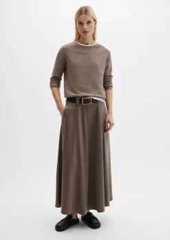 Strickpullover slim aus softem Organic Cotton