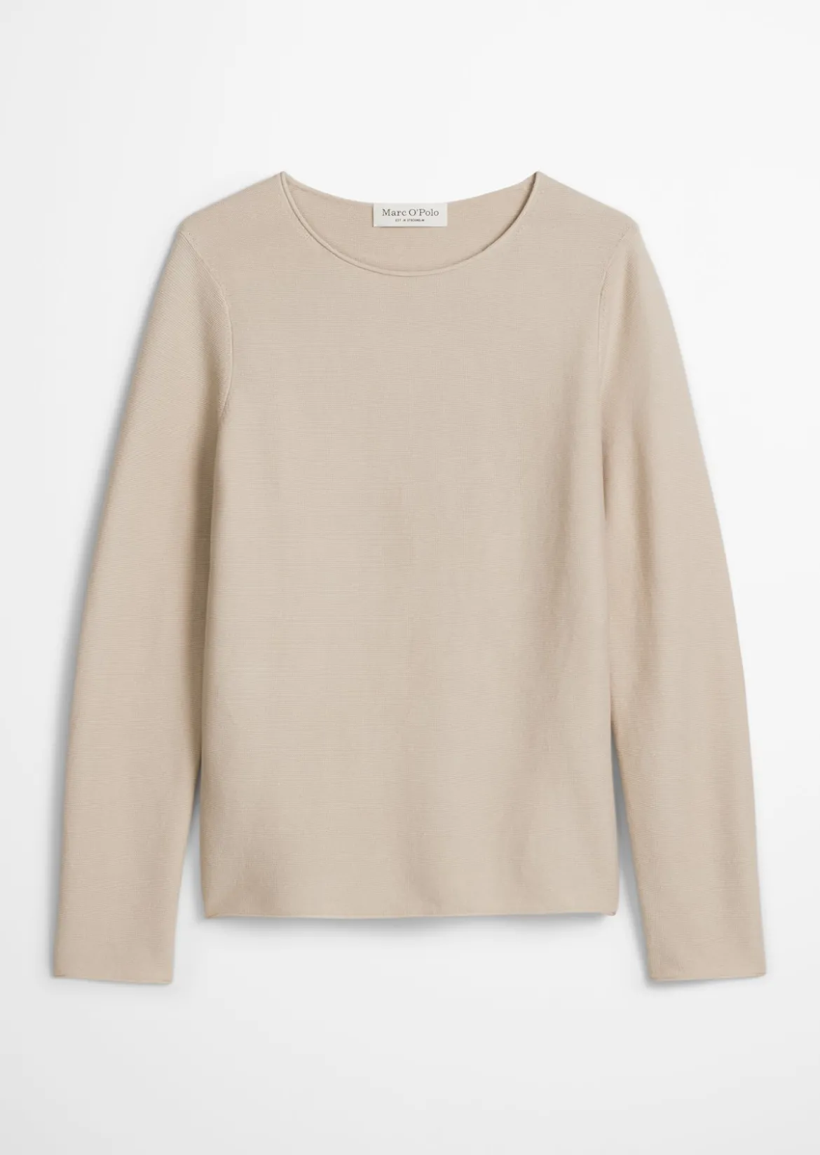 Strickpullover slim aus softem Organic Cotton