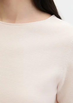 Strickpullover slim aus softem Organic Cotton
