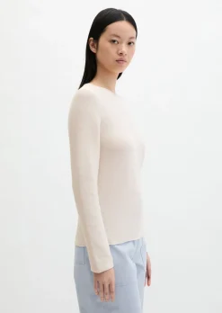 Strickpullover slim aus softem Organic Cotton