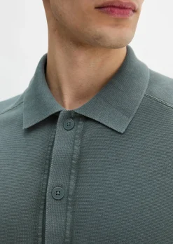 Strick-Shirt regular aus zertifizierter Bio-Baumwolle