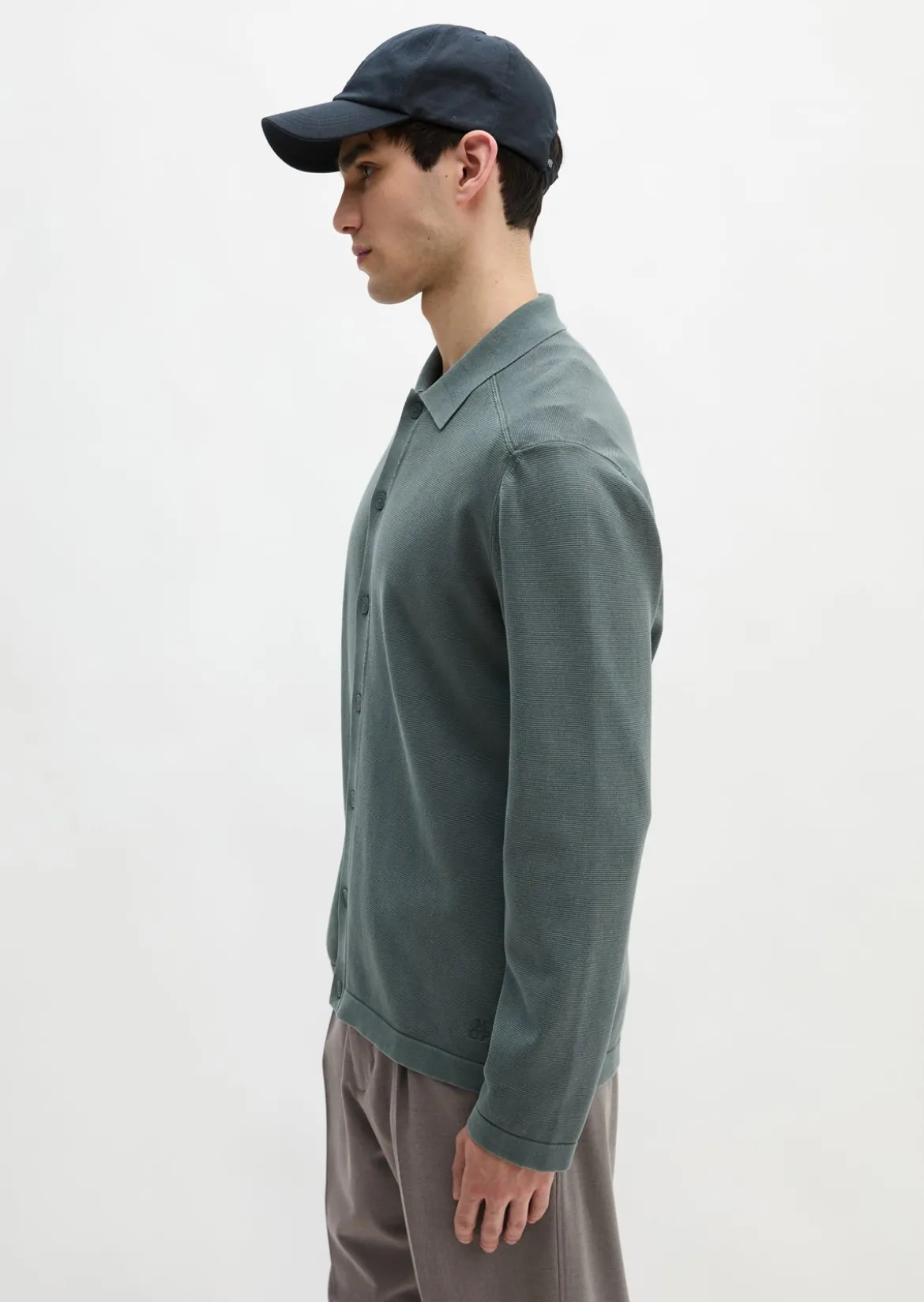Strick-Shirt regular aus zertifizierter Bio-Baumwolle