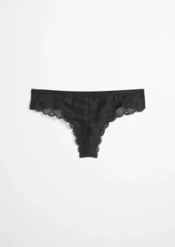 String mit zarter Spitze