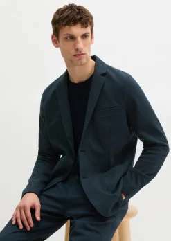 Sweatblazer regular mit Jersey-Griff