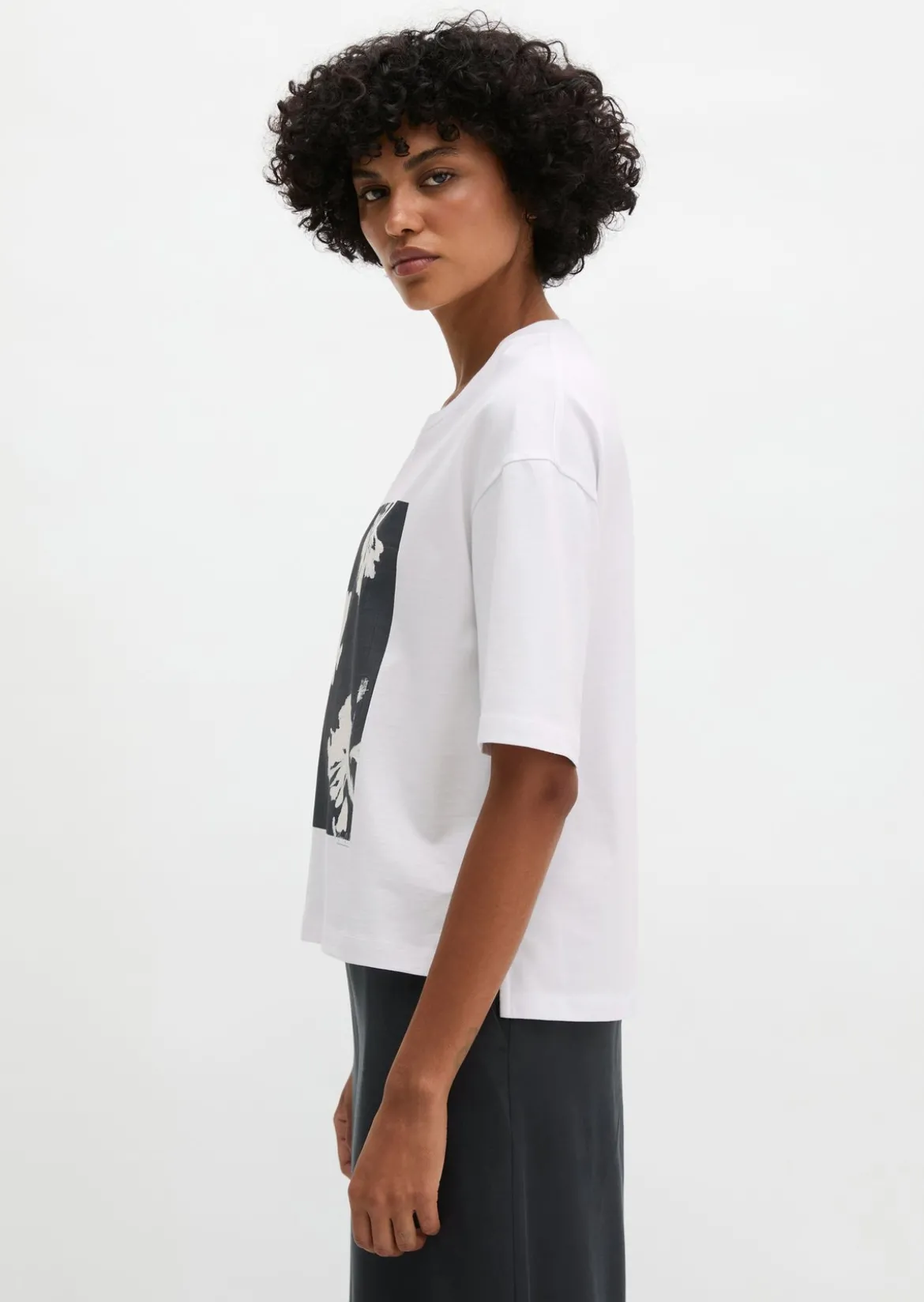 Sweathirt oversized boxy aus weichem Single Jersey