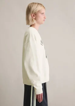 Sweatshirt im College-Stil relaxed mit kuschelig gerauter Innenseite