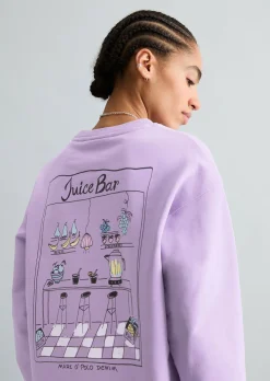 Sweatshirt oversize aus softem French Terry