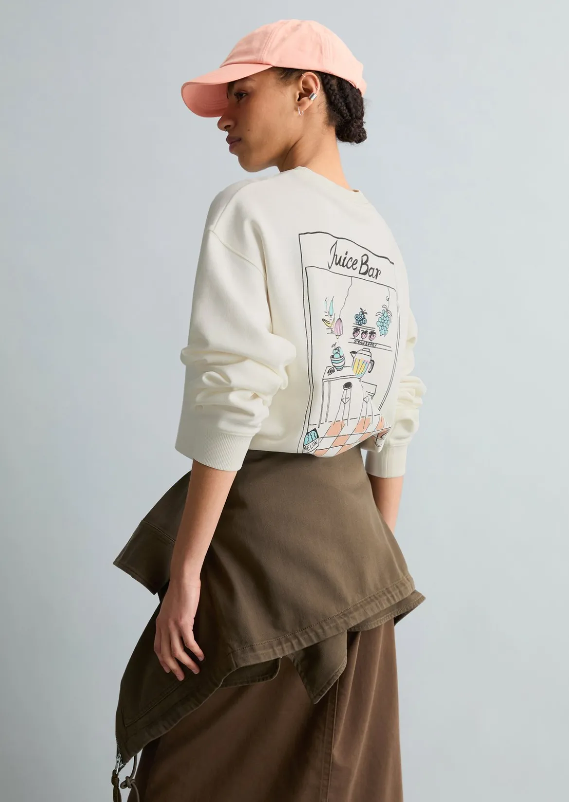 Sweatshirt oversize aus softem French Terry