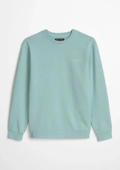 Sweatshirt regular garment-dyed mit Logoprint auf dem Rücken