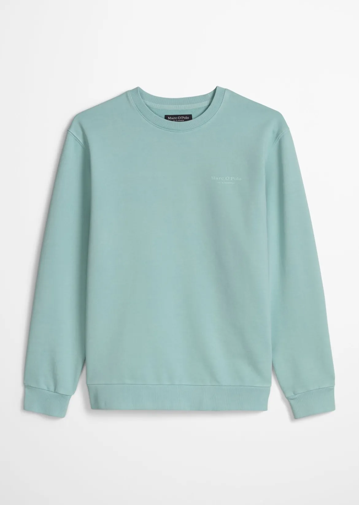 Sweatshirt regular garment-dyed mit Logoprint auf dem Rücken