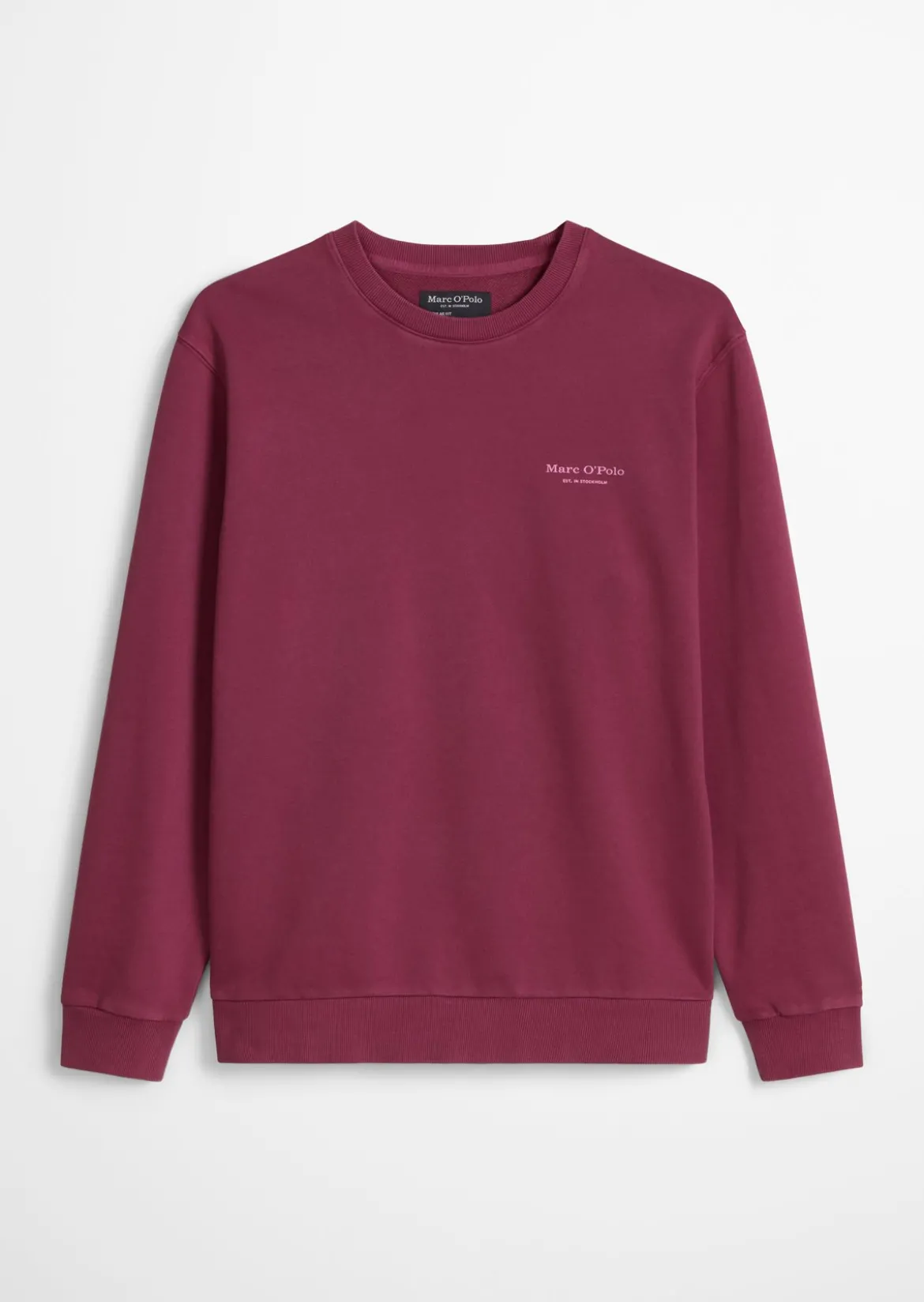 Sweatshirt regular garment-dyed mit Logoprint auf dem Rücken