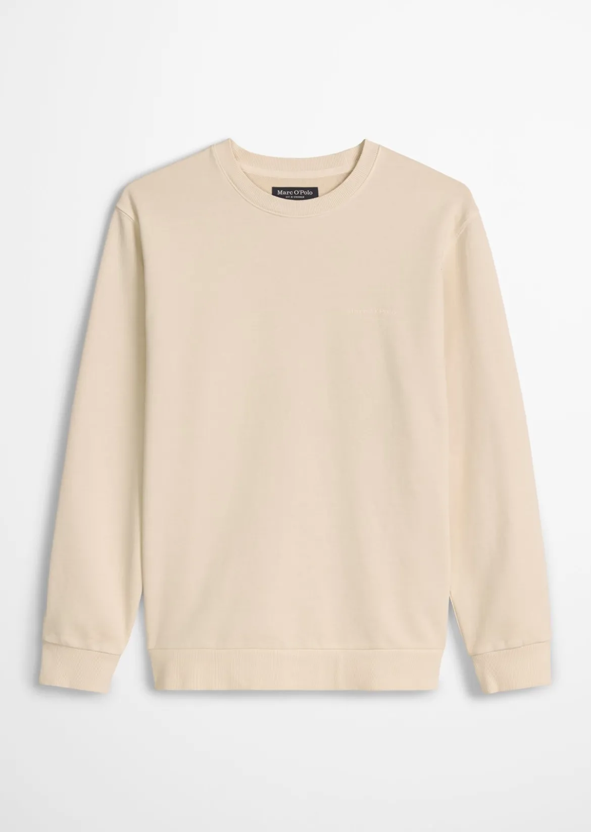 Sweatshirt regular garment-dyed mit Logoprint auf dem Rücken