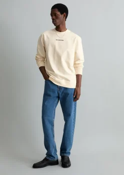 Sweatshirt regular mit lässigem Rückenprint