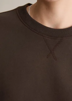 Sweatshirt relaxed aus Organic Cotton-Mix