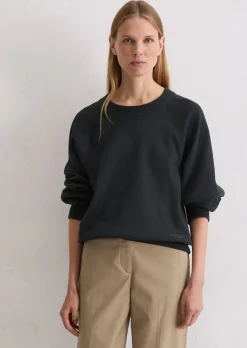 Sweatshirt relaxed aus reiner Bio-Baumwolle