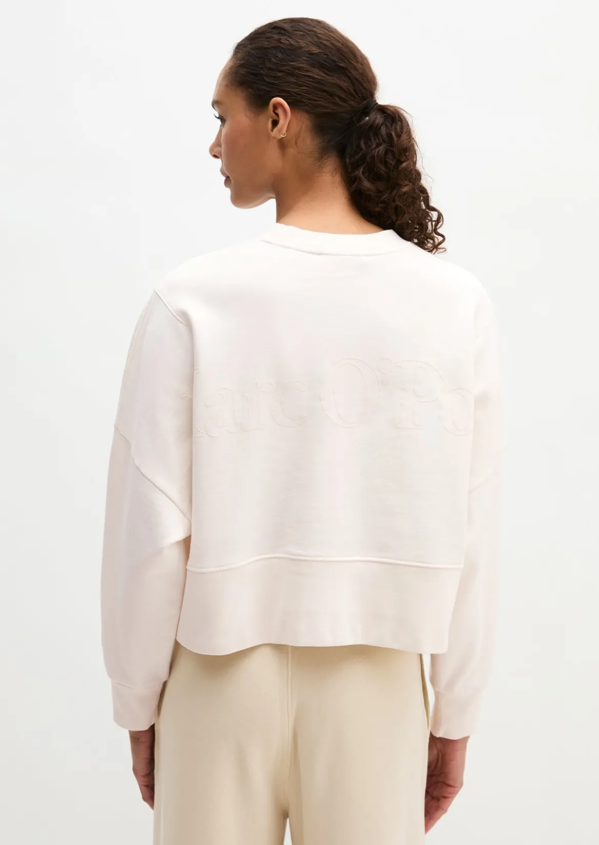 Sweatshirt relaxed aus reiner Bio-Baumwolle