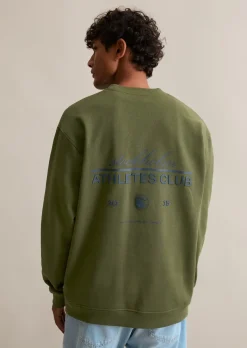 Sweatshirt relaxed mit großem Rückenprint