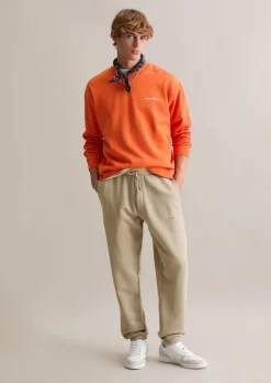 Sweatshirt relaxed mit großem Rückenprint