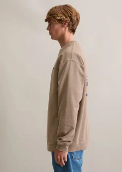 Sweatshirt relaxed mit großem Rückenprint
