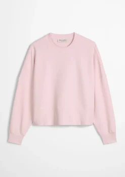 Sweatshirt relaxed mit recycelter Baumwolle