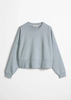 Sweatshirt relaxed mit recycelter Baumwolle