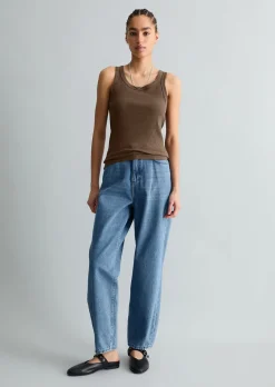 Tanktop regular aus Organic-Cotton-Rib-Jersey