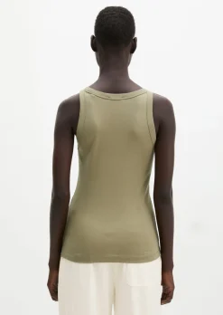 Tanktop regular aus Organic-Cotton-Rib-Jersey