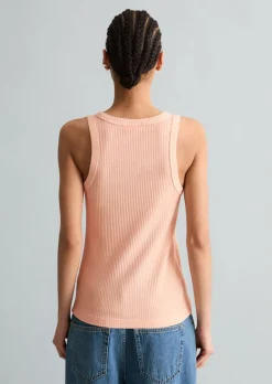Tanktop regular aus Organic-Cotton-Rib-Jersey