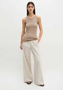 Tanktop regular aus Organic-Cotton-Rib-Jersey