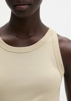 Tanktop regular aus Organic-Cotton-Rib-Jersey