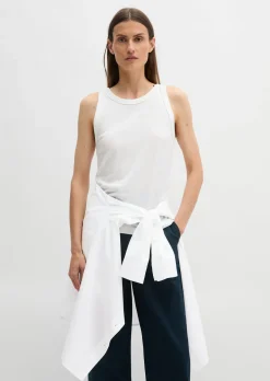 Tanktop regular aus Rippjersey