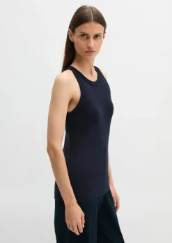 Tanktop regular aus Rippjersey