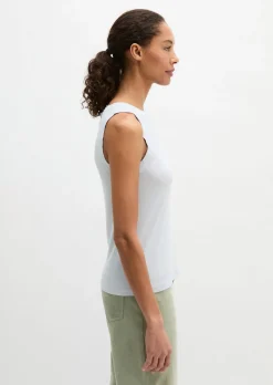 Tanktop slim aus Rippjersey