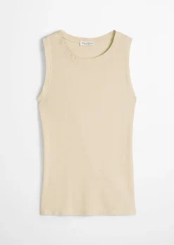 Tanktop slim aus Rippjersey