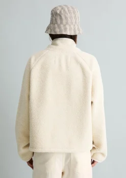 Teddy-Sweatshirt relaxed aus recyceltem Polyester