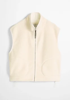 Teddyweste relaxed aus recyceltem Polyester