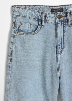 TEENS-BOYS Jeansbermuda aus weichem Bio-Baumwoll-Denim