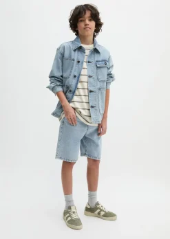 TEENS-BOYS Jeansjacke im Overshirt-Stil