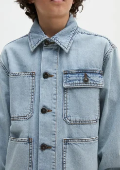 TEENS-BOYS Jeansjacke im Overshirt-Stil