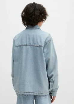 TEENS-BOYS Jeansjacke im Overshirt-Stil