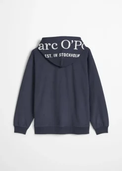 TEENS-BOYS Kapuzen-Sweatjacke aus softem Bio-Baumwoll-Sweat
