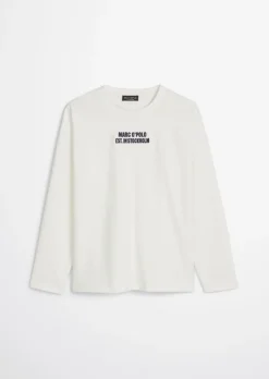 TEENS-BOYS Langarm-Shirt mit kontrastfarbener Logostickerei
