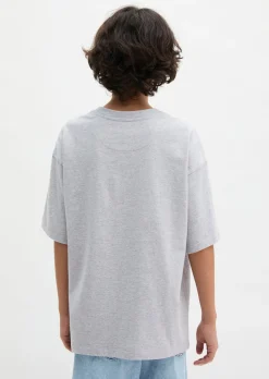 TEENS-BOYS T-Shirt mit kontrastfarbenem Brustprint