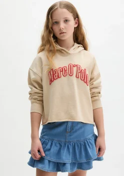TEENS-GIRLS Hoodie mit flauschiger Logo-Applikation