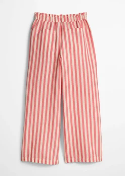 TEENS-GIRLS Hose aus Leinen und Bio-Baumwolle