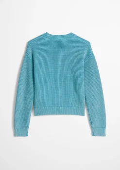 TEENS-GIRLS Pullover mit Two-Tone-Effekt