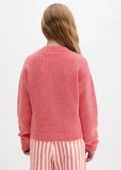 TEENS-GIRLS Pullover mit Two-Tone-Effekt