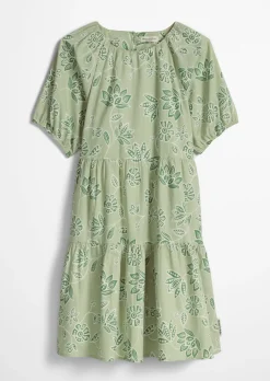 TEENS-GIRLS Stufenkleid aus reiner Bio-Baumwolle